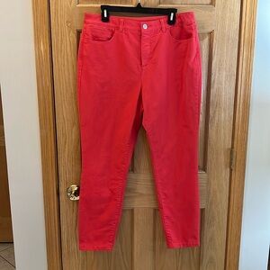 Christopher & Banks - Signature Slimming Orange Jeans - Pants - Size 12